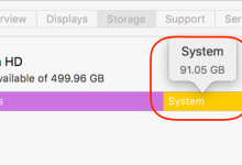 macOS 10.13 本地快照（local snapshot）导致“系统”文件变大
